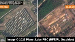 The latest images were taken by Planet Labs on August 23.