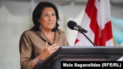 Georgian President Salome Zurabishvili (file photo)