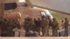 Russian mercenaries boarding a helicopter in northern Mali.