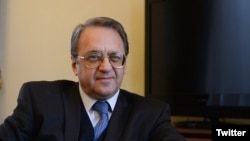 Russian Deputy Foreign Minister Mikhail Bogdanov (file photo)