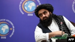 The U.S. officials will meet a Taliban delegation led by the militant group's acting foreign minister, Amir Khan Muttaqi. (file photo)