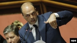 Italian Foreign Minister Angelino Alfano (file photo)