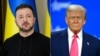 Украина президенти Владимир Зеленский ва АҚШ президенти Дональд Трамп.