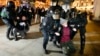 Riot police detain demonstrators during a protest in St. Petersburg against Russia's war on Ukraine. For years, rights groups have sought to track the abuse and torture of detainees by Russian security forces and a new surreptitious recording seems to convey in painful detail how police interrogations are frequently conducted. 