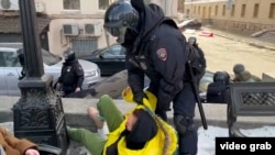 Thousands of anti-war protesters were detained by police on March 6 as demonstrations against the invasion of Ukraine were held across Russia.