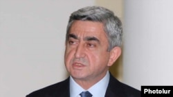 Armenian President Serzh Sarkisian