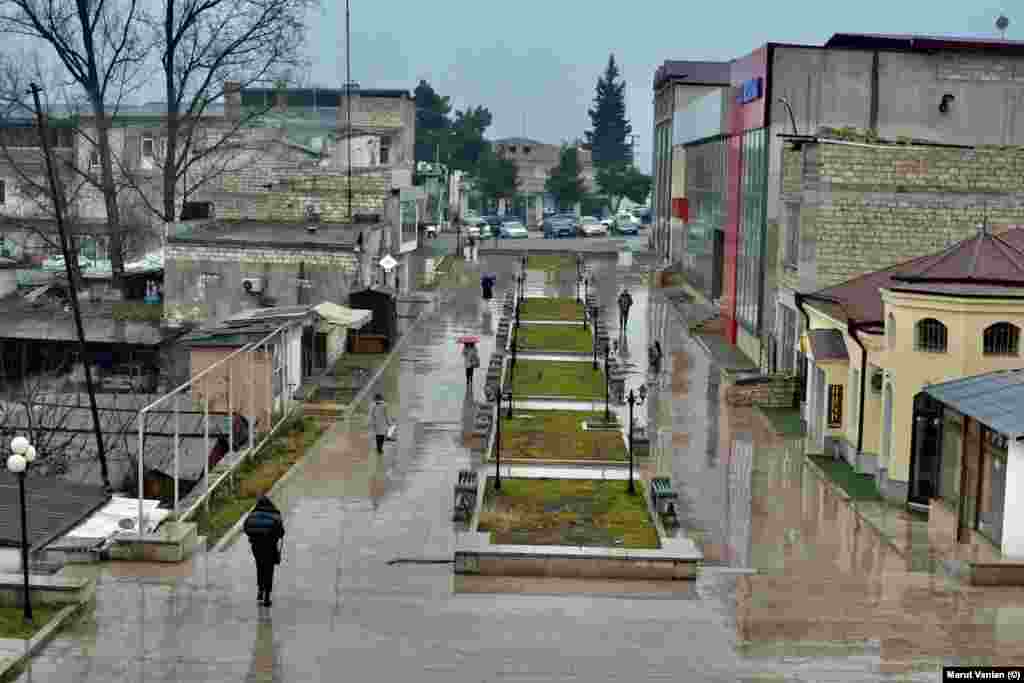 A view of central Stepanakert on December 20. A severely ill hospital patient was evacuated out of Nagorno-Karabakh and through the Lachin blockade for emergency open-heart surgery in Yerevan on December 19. &nbsp;