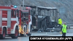 In Photos: Dozens Killed In Fiery Bus Crash In Bulgaria