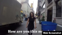 A video of a young woman walking the streets of New York City powerfully illustrated the kind of street harassment that females in many cities face on a daily basis. 