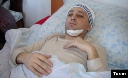 Fikret Huseynli was stabbed, beaten, and left for dead by unknown assailants in Baku in 2006.