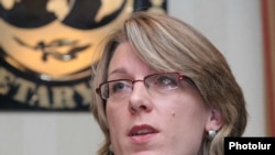 Nienke Oomes, the IMF's resident representative to Armenia