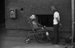 Visiting hours at a hospital in June 1979