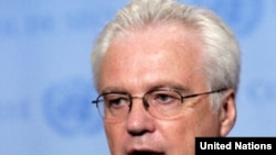 Russia's UN Ambassador Vitaly Churkin 