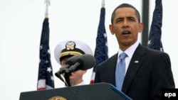 U.S. President Barack Obama spoke at a memorial ceremony at the Pentagon.