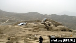 The Mes Aynak archaeological site in Afghanistan