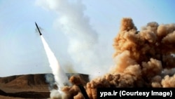 An Iranian Zelzal-3 ballistic missile (file photo)