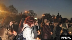 A candle-lit commemoration on November 16 of the victims of the 1932-33 famine