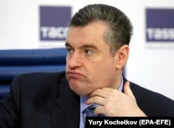 Russian lawmaker Leonid Slutsky (file photo)