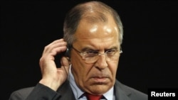 Russian Foreign Minister Sergei Lavrov 