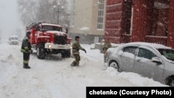 Снегопад на Дальнем Востоке