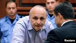 Vano Merabishvili in court in Kutaisi on May 22