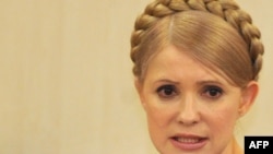 Yulia Tymoshenko speaks during a sitting of the Higher Administrative Court in Kyiv.