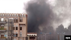 The U.S. Embassy in Sanaa was targeted in a bomb and rocket attack that killed more than a dozen people in September 2008.