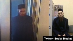 Ilyas Nikitin as shown in leaked CCTV footage (left) and after voluntarily going to the police.