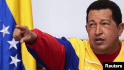 Venezuela's President Hugo Chavez 