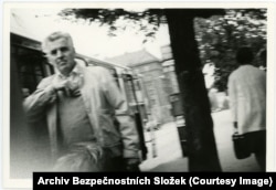 Harold Gordon Skilling, a Canadian academic with links to opposition groups in Czechoslovakia. Skilling was among the foreigners followed by secret police while visiting the country.