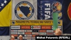 Members of the Bosnia-Herzegovnina soccer federation on March 29