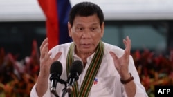 Philippine President Rodrigo Duterte (file photo)