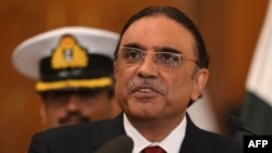 Outgoing Pakistani President Asif Ali Zardari