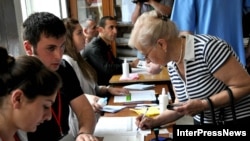 Voting in Georgia's municipal elections on May 30.