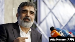 Iran's Atomic Energy Organization (AEOI) spokesman Behrouz Kamalvandi (file photo)