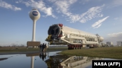 The Antares rocket is made by the Pivdenmash plant in Ukraine’s Dnipro region. (file photo)