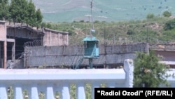 The outside of a maximum-security prison in Tajikistan.