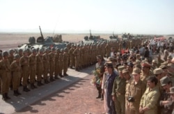 Soviet troops in Afghanistan in 1988.