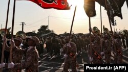 Members of Iran’s Islamic Revolutionary Guards Corps (file photo)