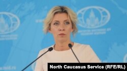 Russian Foreign Ministry spokeswoman Maria Zakharova (file photo)