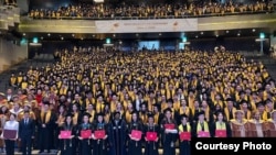 Graduation of students at Nazarbayev University. Astana, June 7, 2024. Photo from nu.edu.kz