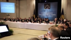 A view of the G20 meeting of finance ministers and central-bank governors during the spring IMF-World Bank meeting in Washington,