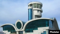 The new airport terminal under construction near Stepanakert