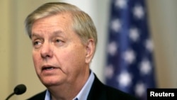 U.S. Senator Lindsey Graham chairs a Senate judiciary subcommittee that is investigating suspected Russian interference in the 2016 presidential election.