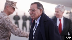 U.S. Secretary of Defense Leon Panetta upon his arrival to Kabul on December 13.