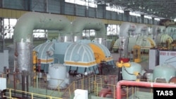 The turbine room of a Russian plutonium facility in Tomsk (file photo)