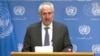 UN spokesman Stephane Dujarric (file photo)