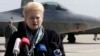 Lithuanian President Says NATO Deployment Sends 'Clear Message' Of Unity