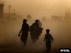 Air pollution in many Afghan cities is a serious health problem.