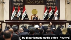 Members of the Iraqi parliament in Baghdad on January 5